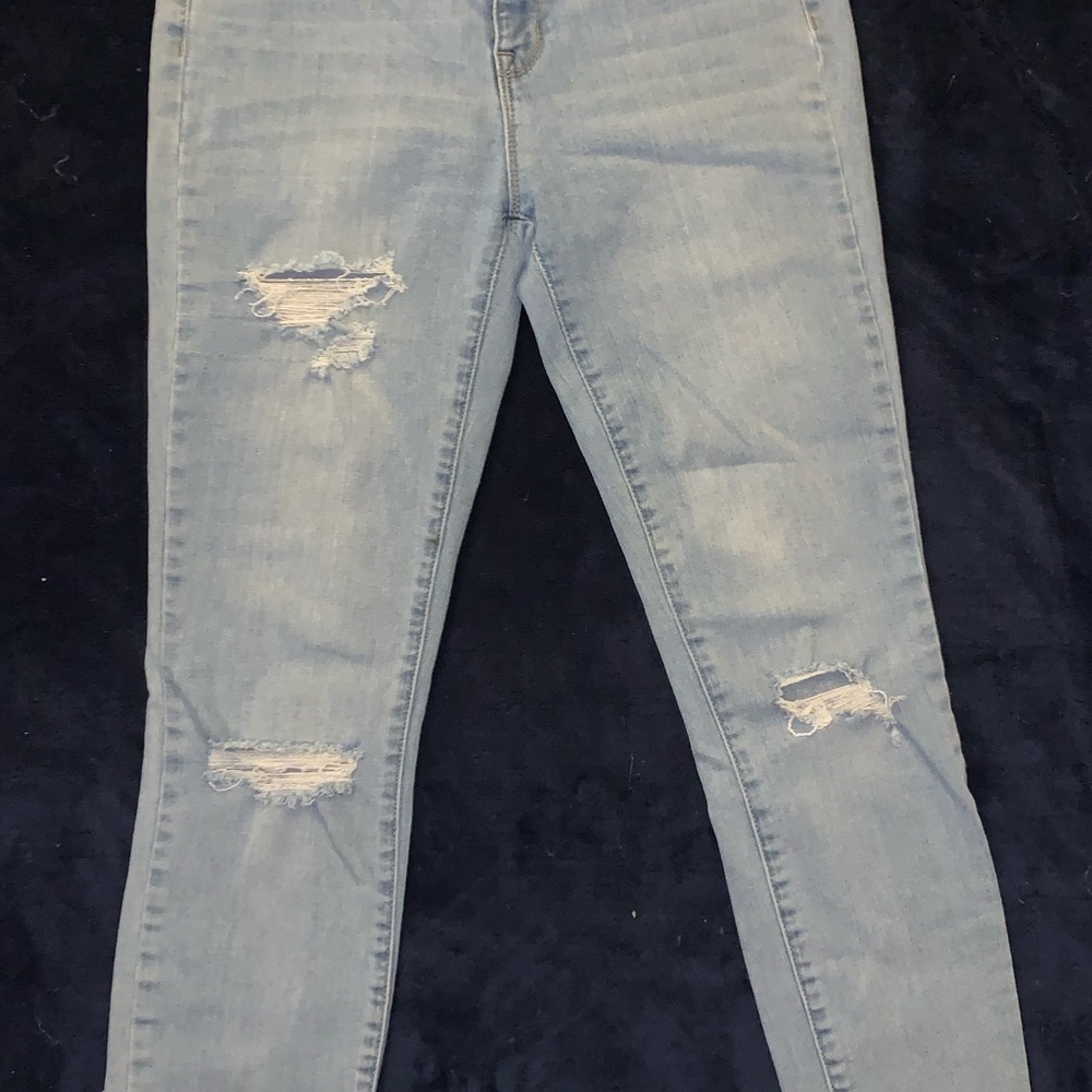 Custom Hello Kitty Rhinestone Jeans - Picture 3 of 4